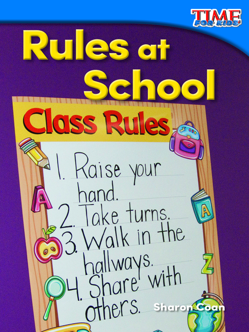 Title details for Rules at School by Sharon Coan - Available